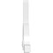 Ekena Millwork Ericson Architectural Grade PVC Gable Bracket, 72"W x 36"H x 4"D x 4"F, 12/12 Pitch GBP072X36X0404ERI00 - alternate 2